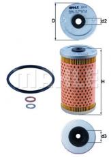MAHLE OX33D Ölfilter Mercedes-Benz W123 / G-Modell,...